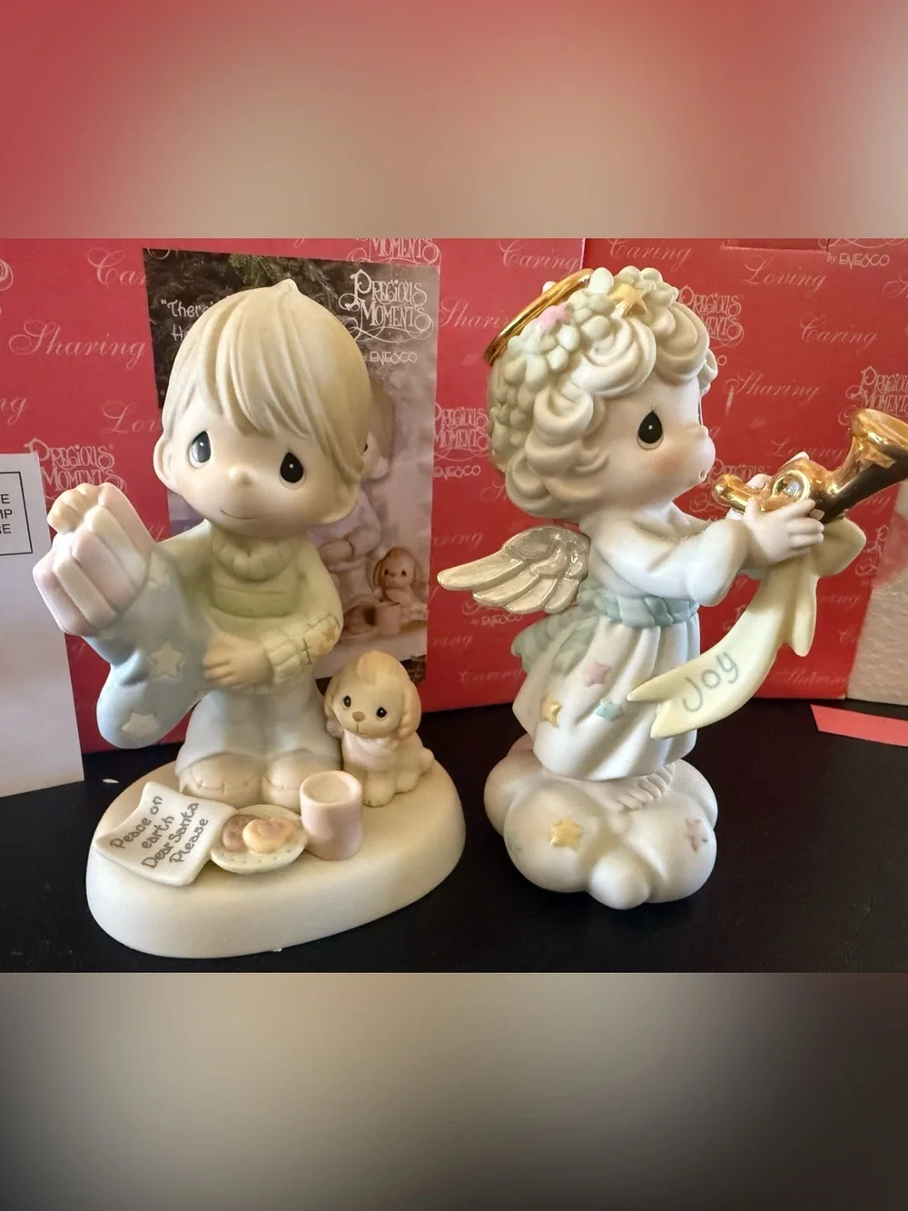 Lot of 2 VTG Precious Moments 2005 There’s No Place + Ornament, 2004 Simple Joys